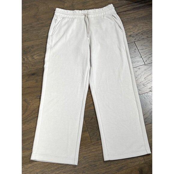ATHLETA Seasoft Straight Pants in Abalone (Ivory) Sz XS #982929 NWOT - Picture 1 of 7